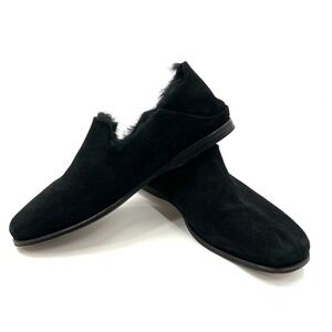 UGG‎ australia Chateau Slipper shearling lined black driving shoes comfort 11